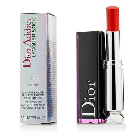 dior 744 party red orange red 怎么样|Christian Dior Dior Addict Lacquer Stick, 744 Party Red .